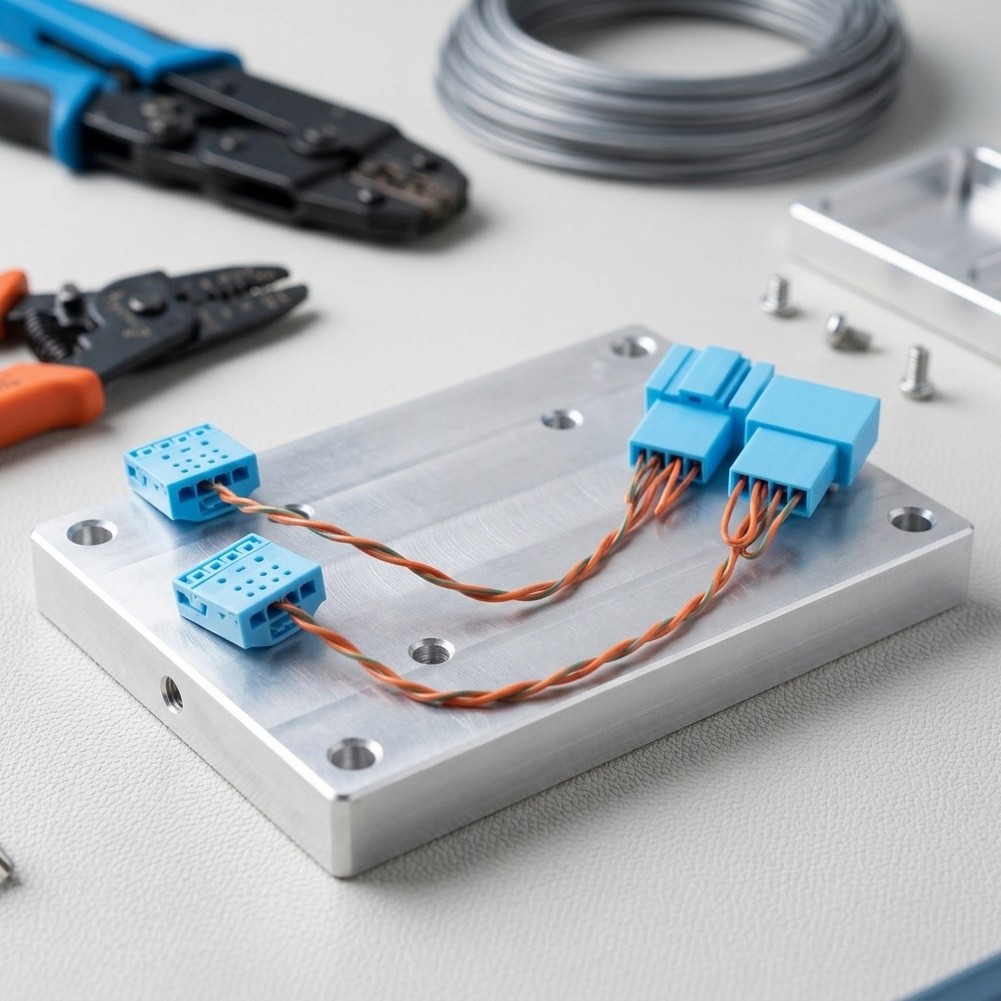 Audio Jumper Wire - ชุดสายไฟซับวูฟเฟอร์รถยนต์ พร้อมอะแดปเตอร์ลำโพง สำหรับ BMW รุ่น Low