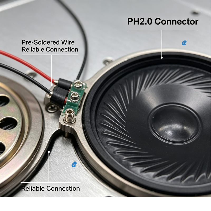 Speaker Terminal - ลำโพงใหม่แบบบางพิเศษ 2 ชิ้น 8 โอห์ม 0.5