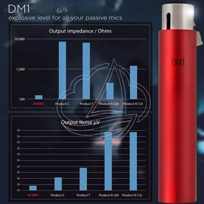 Passive Preamp - DM1 อินไลน์ไมโครโฟน พรีแอมป์ บูสเตอร์ พรีแอมพลิฟายเออร์ แอคทิเวเตอร์