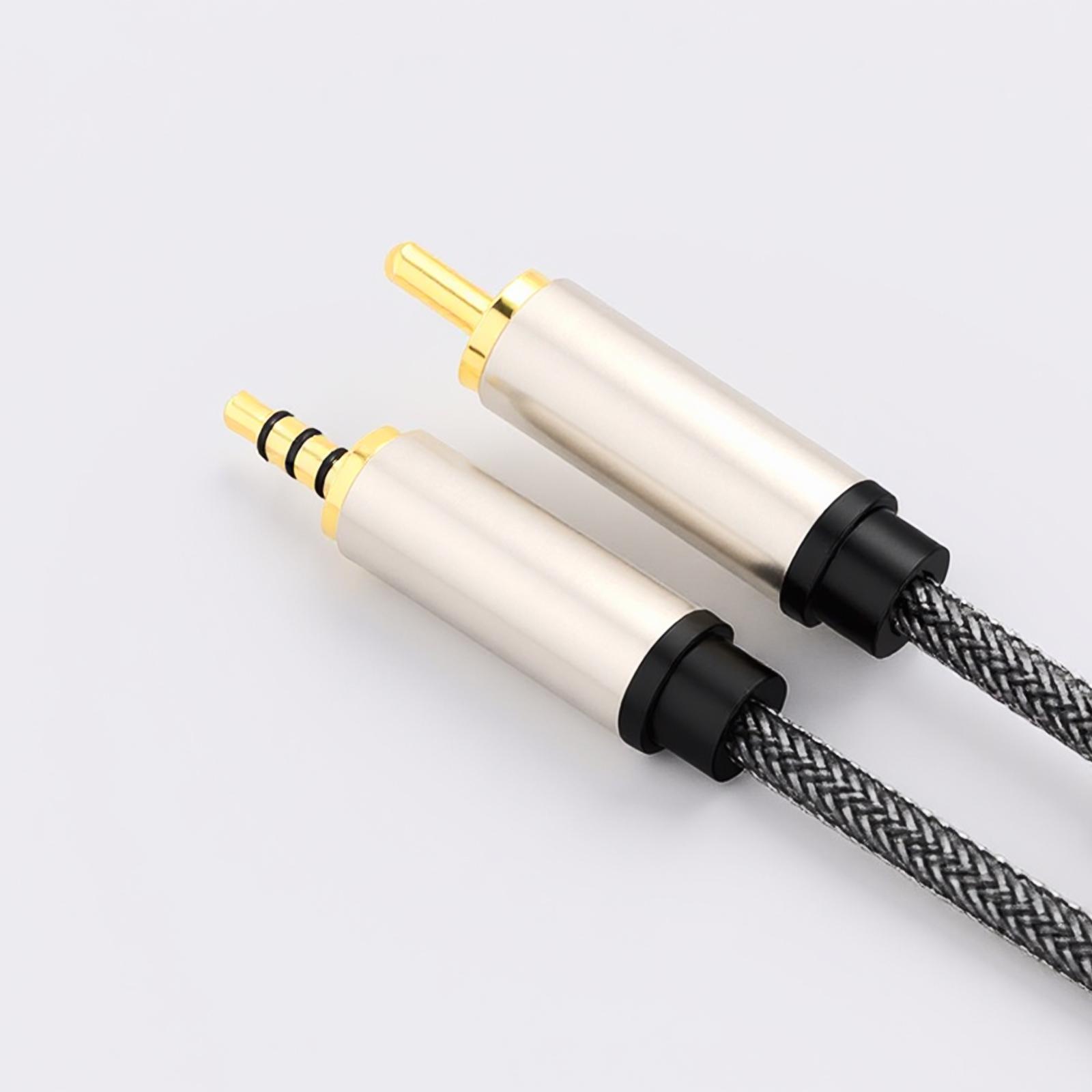 Audio Cable Rca - สายสัญญาณเสียงแบบโคแอกเชียลดิจิทัล PVC หัว RCA ไปยังแจ็ค 3.5