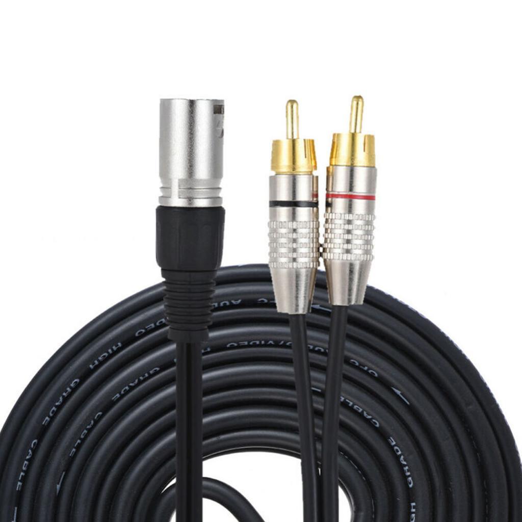 Audio Cable Rca - สายแยกสัญญาณเสียง XLR เป็น RCA หัวต่อ RCA