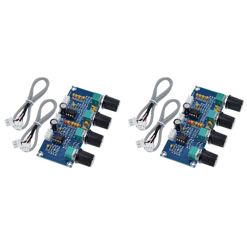 Volume Control Board - BNVN-2X XH-A901 โทนบอร์ดพรีแอมป์พร้อมระบบปรับเสียงแหลม เสียงเบส และระดับเสียง ตัวควบคุมโทนเสียงสำหรับบอร์ดแอมพลิฟายเออร์