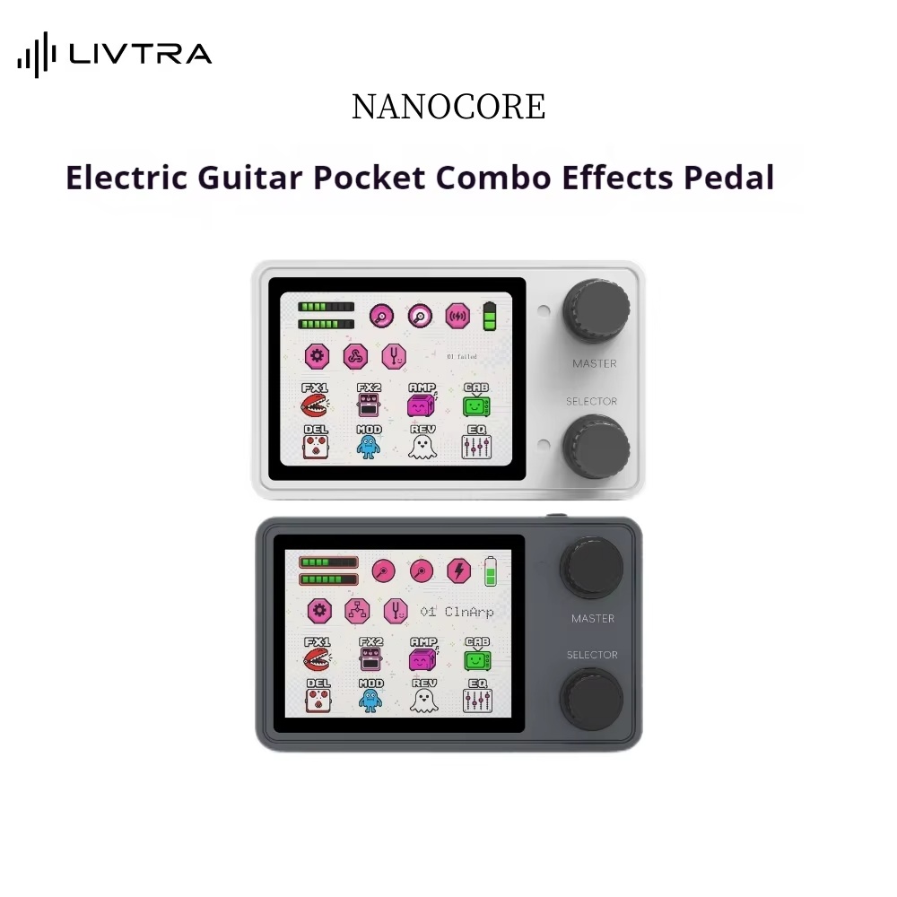 Audio Interface - ใหม่! Livtra Nanocore มินิโปรเซสเซอร์มัลติเอฟเฟกต์สำหรับกีตาร์ ขนาดพกพา อินเทอร์เฟซเสียง