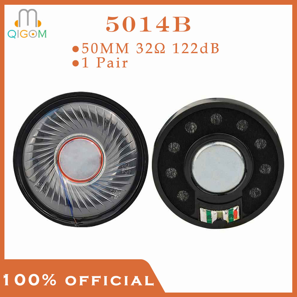 Diy Speaker - ไดรเวอร์หูฟัง QIGOM 50 มม. ชุดลำโพงหูฟังไฮไฟ 122dB