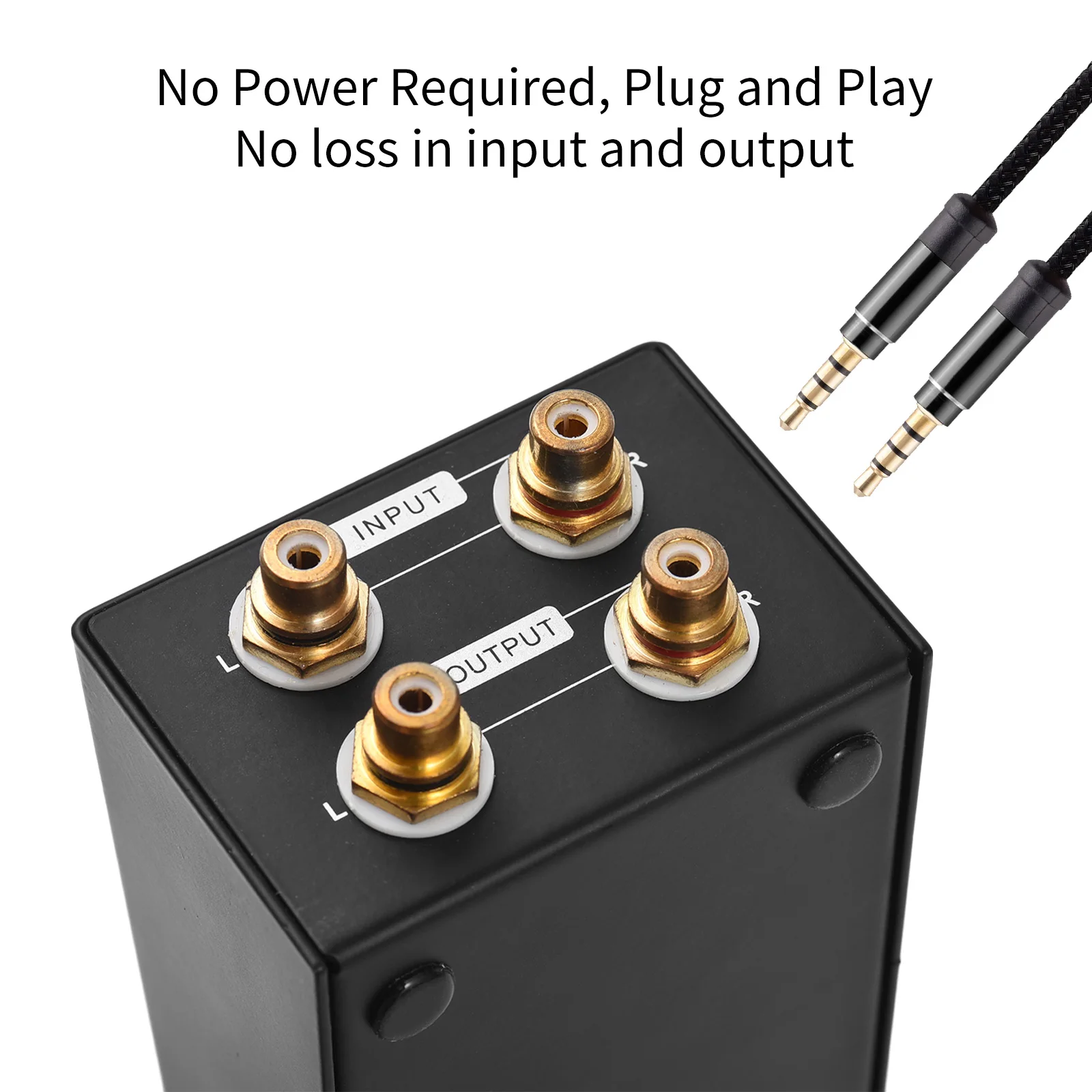 Passive Preamp - ตัวควบคุมระดับเสียงขนาดเล็ก เสียงรบกวนต่ำ พร้อมแอมป์ขยายสัญญาณแบบพาสซีฟและแอคทีฟ สำหรับลำโพง ไม่ต้องใช้แหล่งจ่ายไฟภายนอก