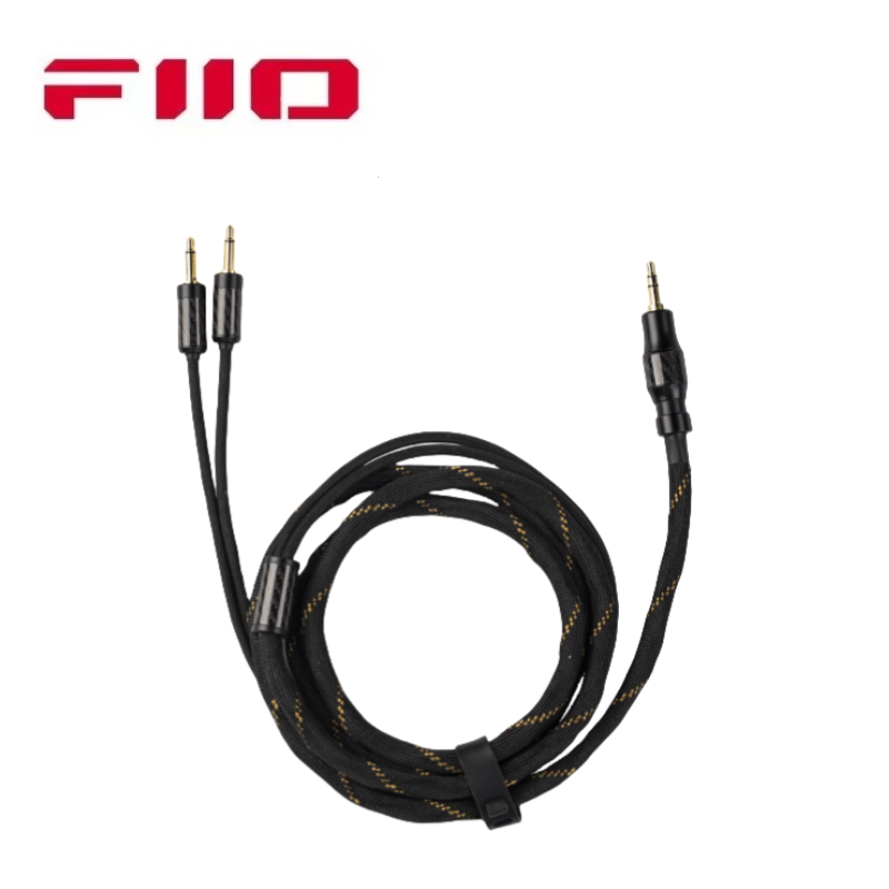 Audio Cable Rca - FiiO LL-RC 2025 1.5m สายสัญญาณเสียงไนโตรเจนเหลวแช่แข็งเดี่ยวคริสตัลทองแดงหูฟังสายอัพเกรด