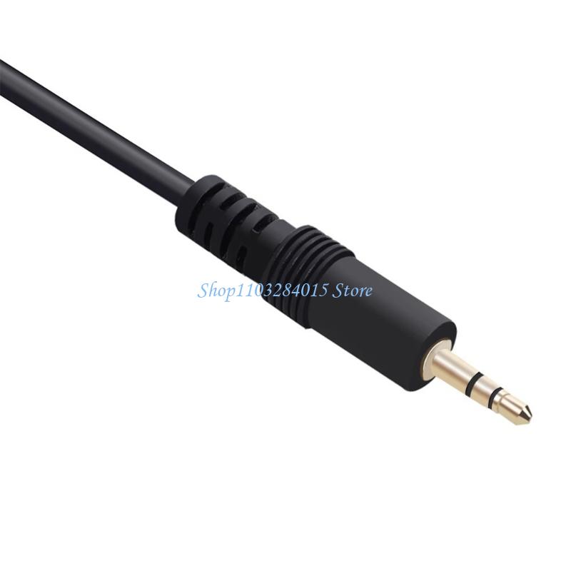 Trs Cable - R6FF ไม่มีบัดกรี 3.5 มม.ชายแจ็คสเตอริโอ AV 3