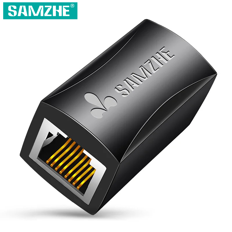 Rj45 Jack - อะแดปเตอร์อีเทอร์เน็ต SAMZHE RJ45 8P8C ต่อสาย LAN