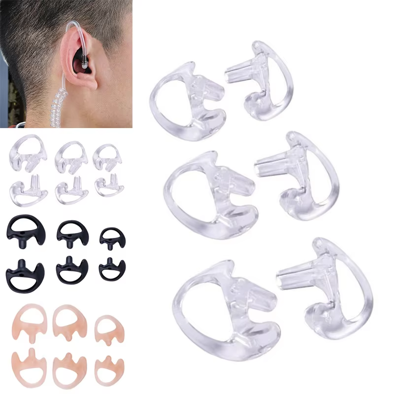 Diy Headphone - จุกหูฟังแบบนุ่ม 2 ชิ้น สำหรับวิทยุสื่อสารแบบ 2 ทาง