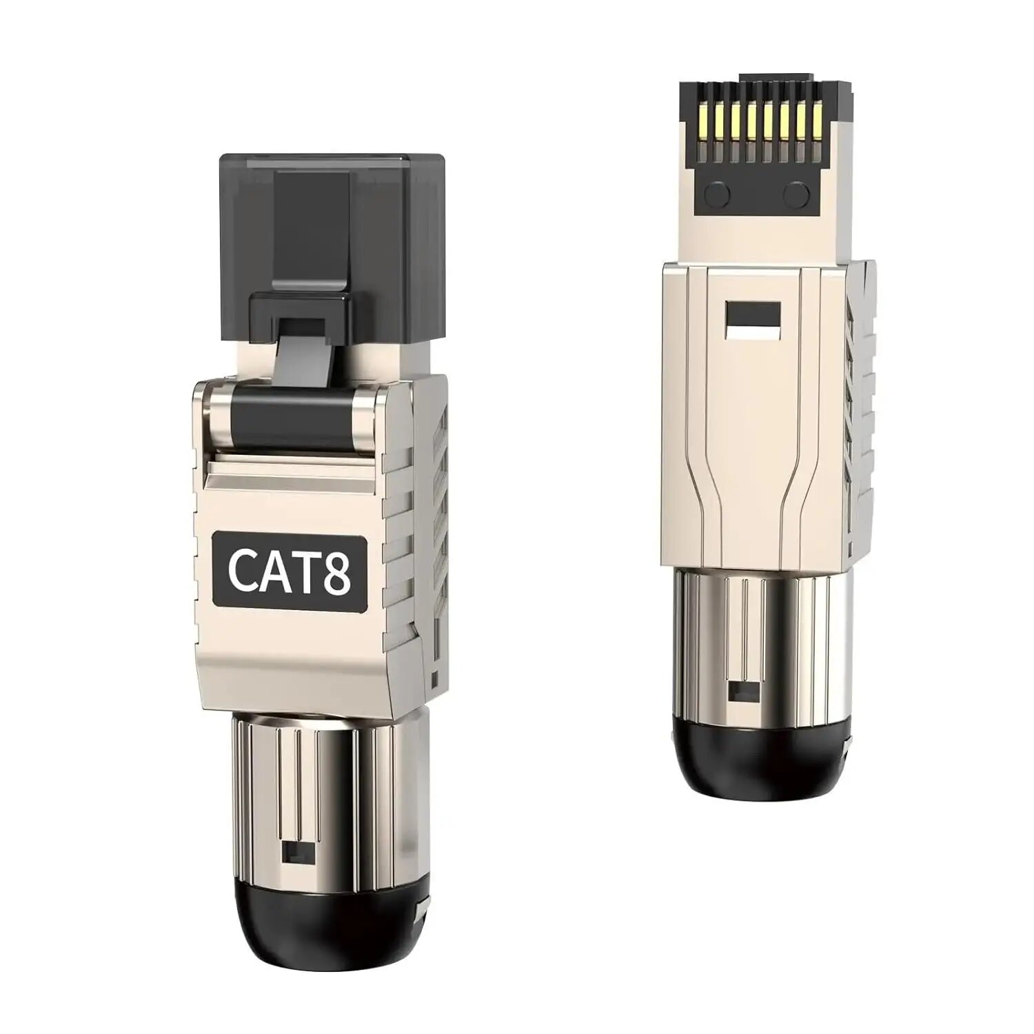 Rj45 Jack - ZoeRax 2-Pack RJ45 Connectors เครื่องมือฟรี Cat