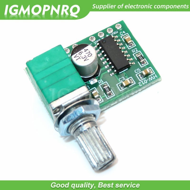 Volume Control Board - บอร์ดขยายสัญญาณเสียงพลัง5V PAM8403 1ชิ้น2ช่อง3W ควบคุมระดับเสียง/พลังงาน USB