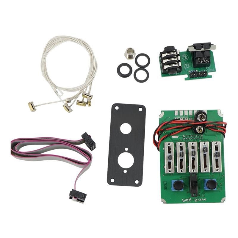 Passive Preamp - CGDS-Piezo ปิ๊กอัพกีตาร์โปร่ง EQ 5 แบนด์ พร้อมปรีแอมป์แบบสลับได้