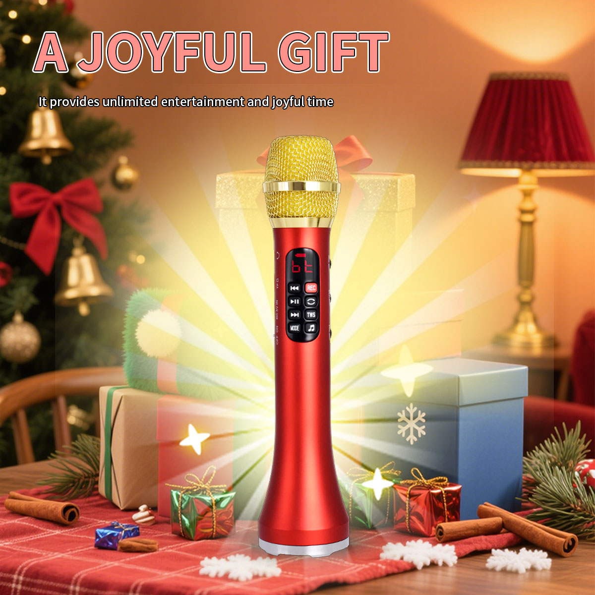 Condenser Microphone Kit - 1 ชิ้น 28 ซม.25 W/ชิ้นคาราโอเกะไมโครโฟน TWS