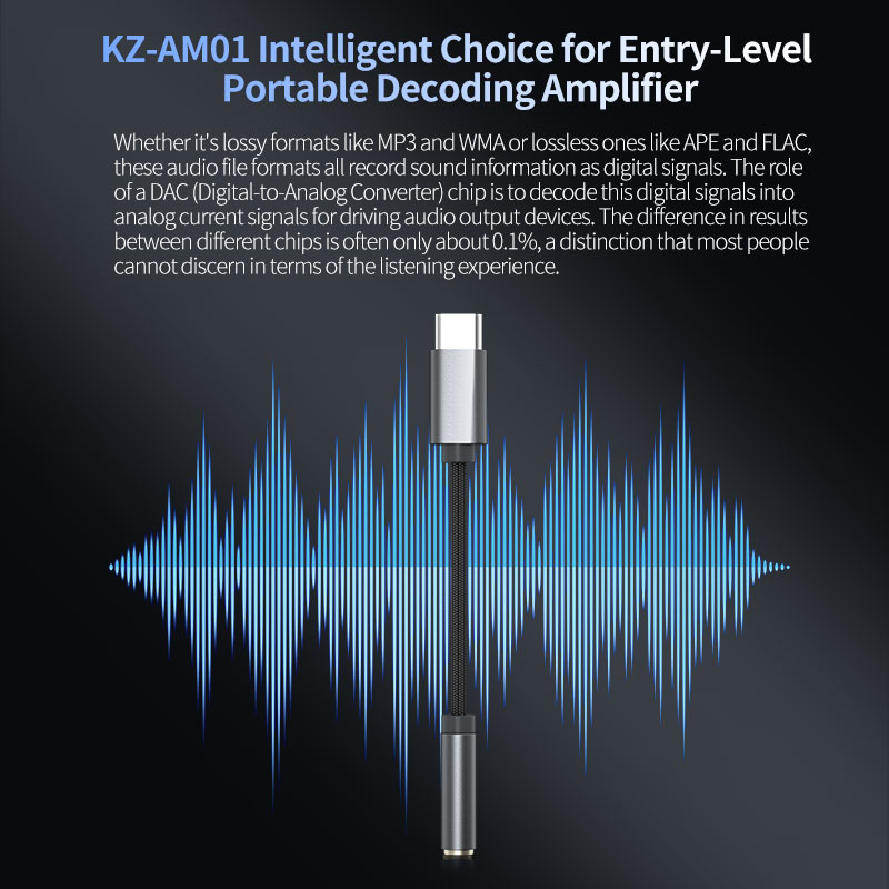 KZ AM01 อะแดปเตอร์เสียง Type-C - Audio Dac บทวิจารณ์และราคา