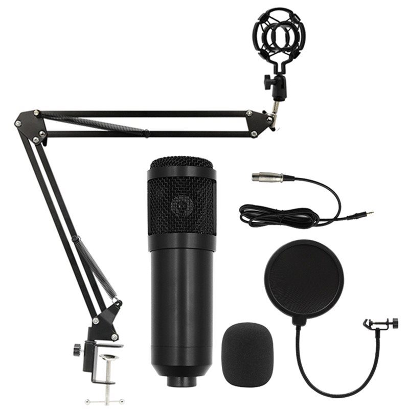 ชุดไมโครโฟนสำหรับบันทึกเสียงใน - Condenser Microphone Kit บทวิจารณ์และราคา