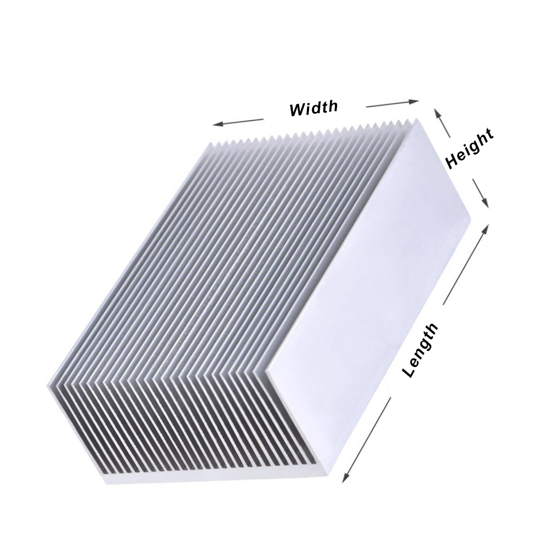 ฮีทซิงค์อะลูมิเนียม DIY รูปทรง - Heatsink Aluminum บทวิจารณ์และราคา