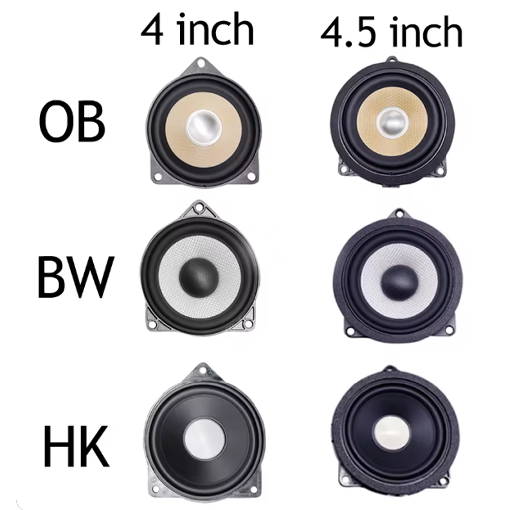 ชุดลำโพงเสียงกลางรถยนต์ ขนาด 4 - Speaker Kit บทวิจารณ์และราคา