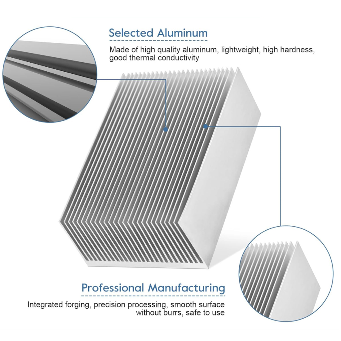 ฮีทซิงค์อะลูมิเนียมอัดขึ้นรูป  - Heatsink Aluminum บทวิจารณ์และราคา