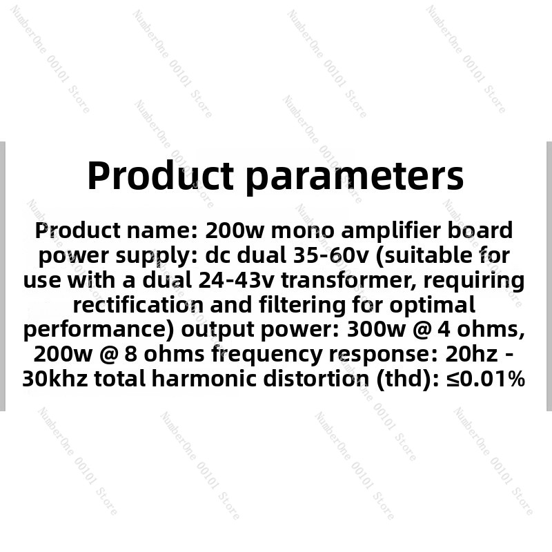 บอร์ดเพาเวอร์แอมป์โมโนไฮไฟ 200 - Audio Amplifier Board บทวิจารณ์และราคา