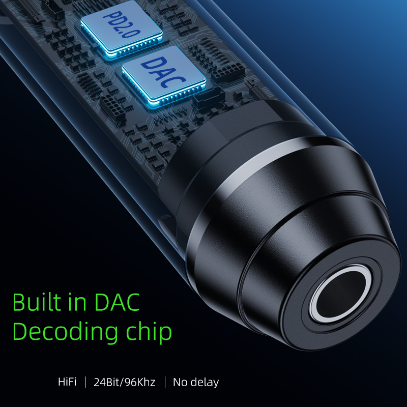 สาย Piva 40 ซม. ตัวแปลงชาร์จเร - Audio Dac บทวิจารณ์และราคา