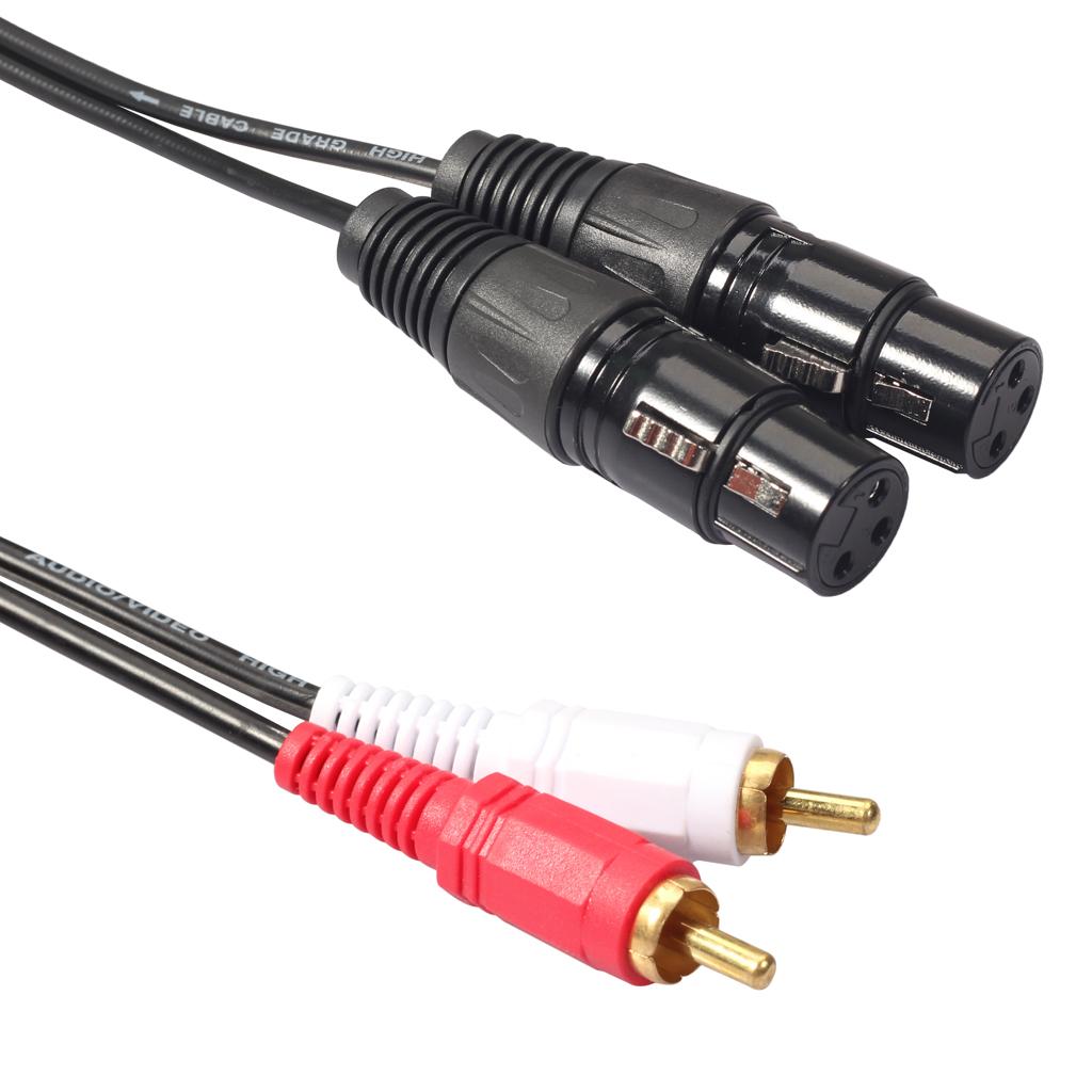 อะแดปเตอร์สายสัญญาณเสียง XLR R - Audio Cable Rca บทวิจารณ์และราคา