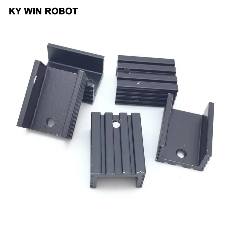 10 ชิ้นอลูมิเนียม TO-220 ฮีทซิ - Heatsink Aluminum บทวิจารณ์และราคา