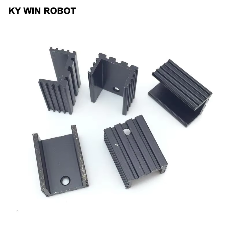 10 ชิ้นอลูมิเนียม TO-220 ฮีทซิ - Heatsink Aluminum บทวิจารณ์และราคา