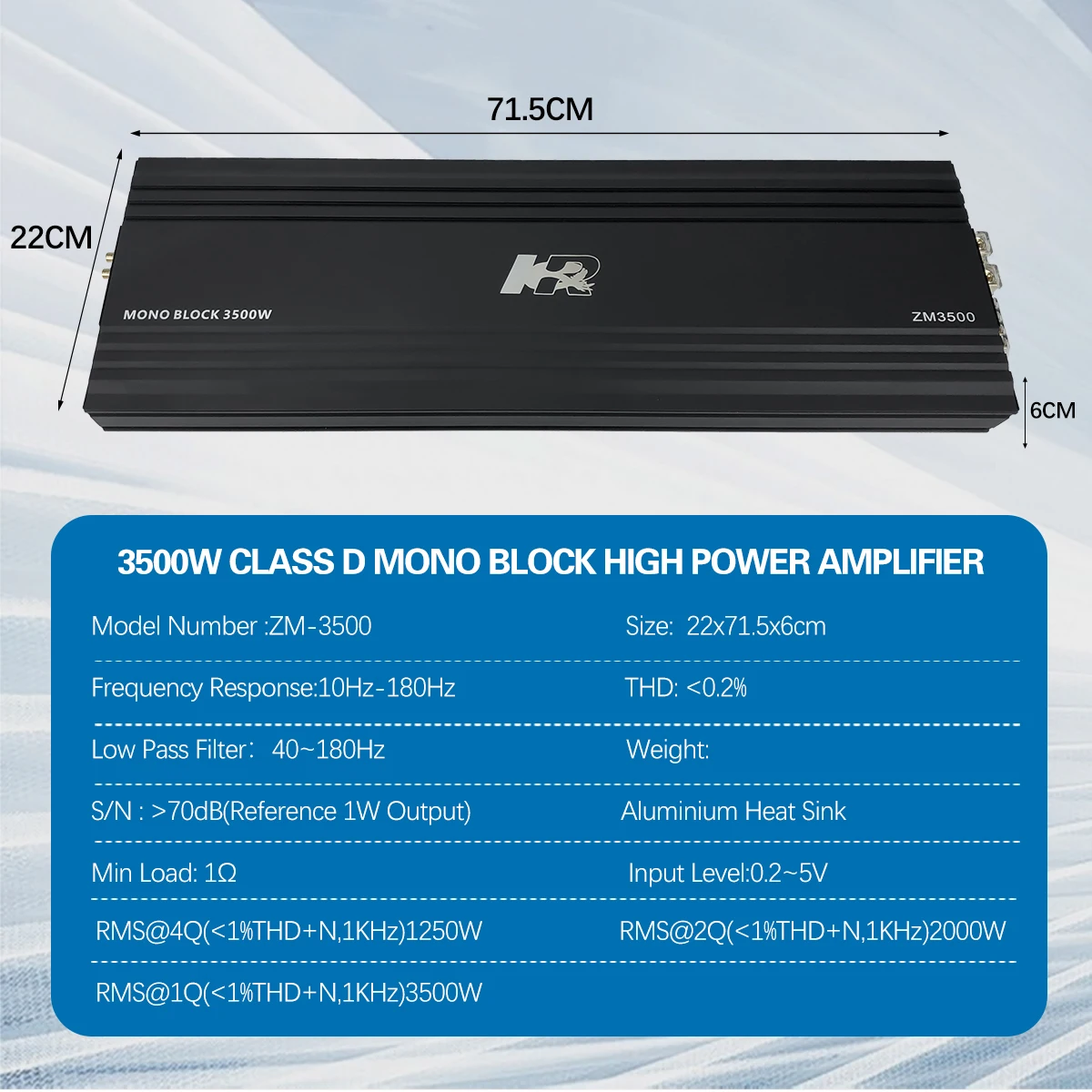 เครื่องขยายเสียงซับวูฟเฟอร์ Ze - Class D Amplifier บทวิจารณ์และราคา
