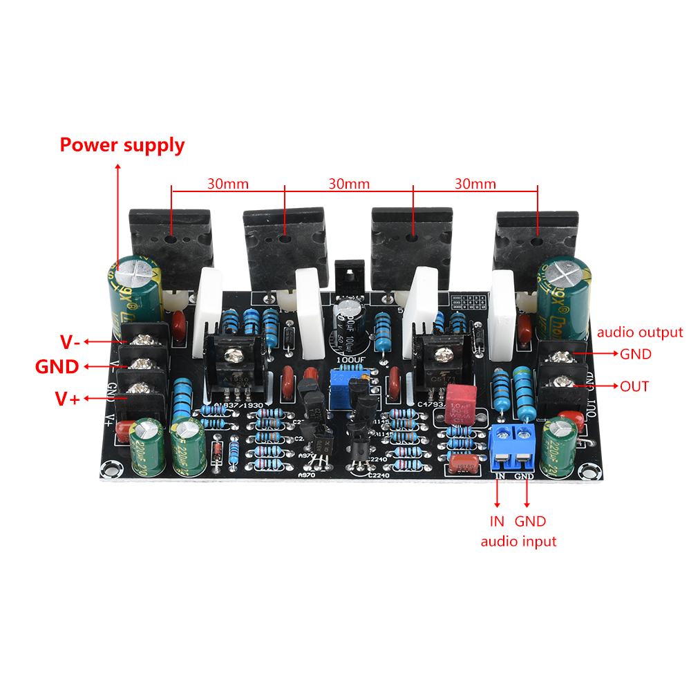 บอร์ดแอมป์ 200W DC 20V-90V แอม - Volume Control Board บทวิจารณ์และราคา