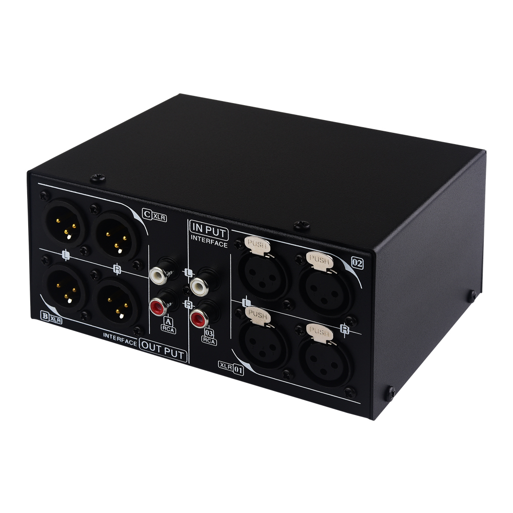 3 In 3 Out ที่สมดุล XLR สัญญาณ - Passive Preamp บทวิจารณ์และราคา