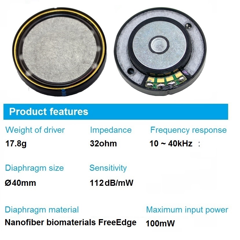 HiFi ครบชุดขนาด40มม. 32ohm ลำโ - Diy Speaker บทวิจารณ์และราคา