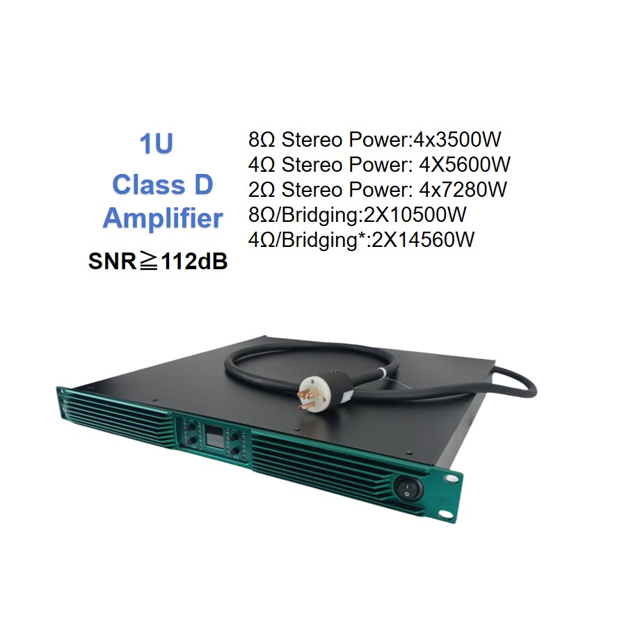 เพาเวอร์แอมป์กลางแจ้ง 3500 วัต - Class D Amplifier บทวิจารณ์และราคา