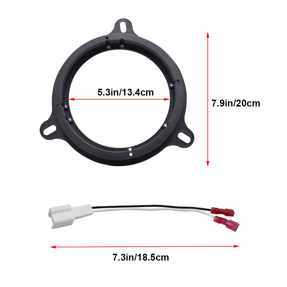 2 คู่ 6.5 นิ้วรถลําโพงอะแดปเตอ - Audio Jumper Wire บทวิจารณ์และราคา