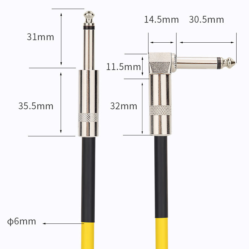 6.5 มม.สาย TRS 1/4 นิ้ว 6.35 ม - Trs Cable บทวิจารณ์และราคา