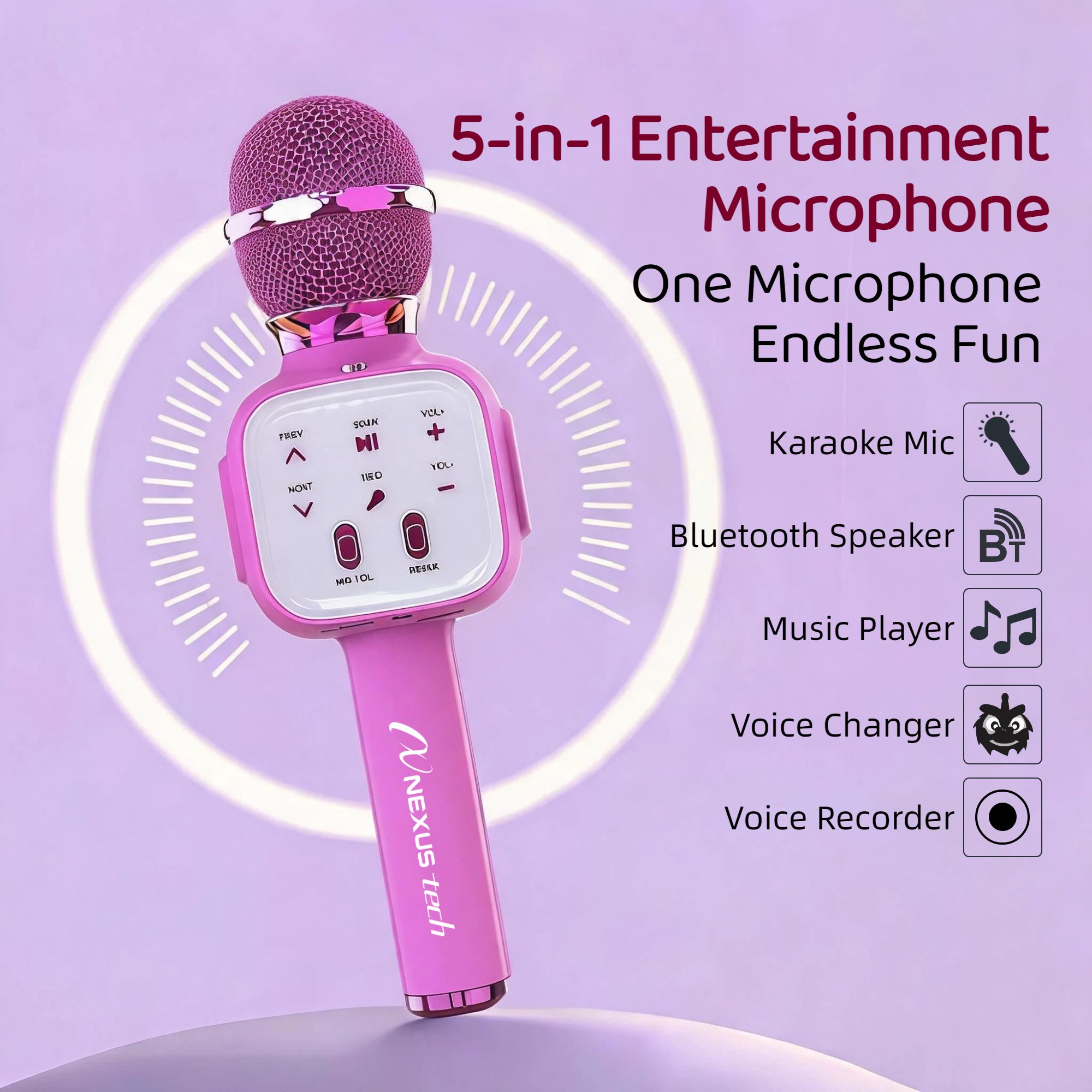 เครื่องคาราโอเกะไร้สายพรีเมียม - Condenser Microphone Kit บทวิจารณ์และราคา