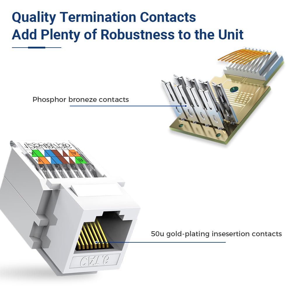 โมดูลเครือข่าย RJ45 ช่องเสียบเ - Rj45 Jack บทวิจารณ์และราคา