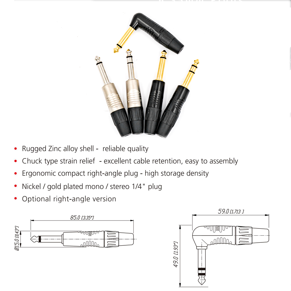 Neutrik's REAN 6.35 มม.สเตอริโ - Trs Cable บทวิจารณ์และราคา