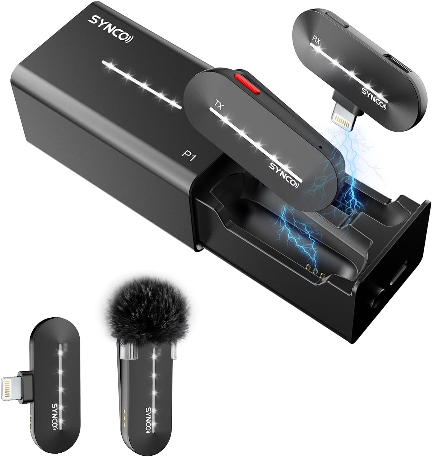 SYNCO ไมโครโฟนไร้สายลาวาเลียร์ - Condenser Microphone Kit บทวิจารณ์และราคา