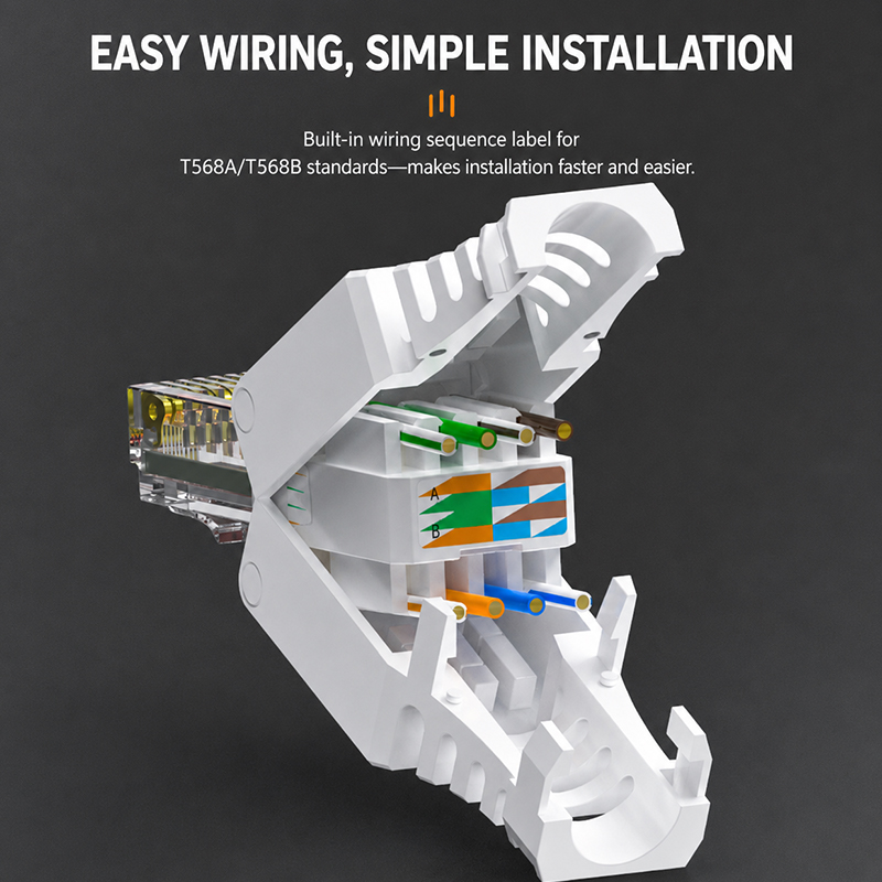 หัวต่อสายอีเธอร์เน็ต Gigabit T - Rj45 Jack บทวิจารณ์และราคา