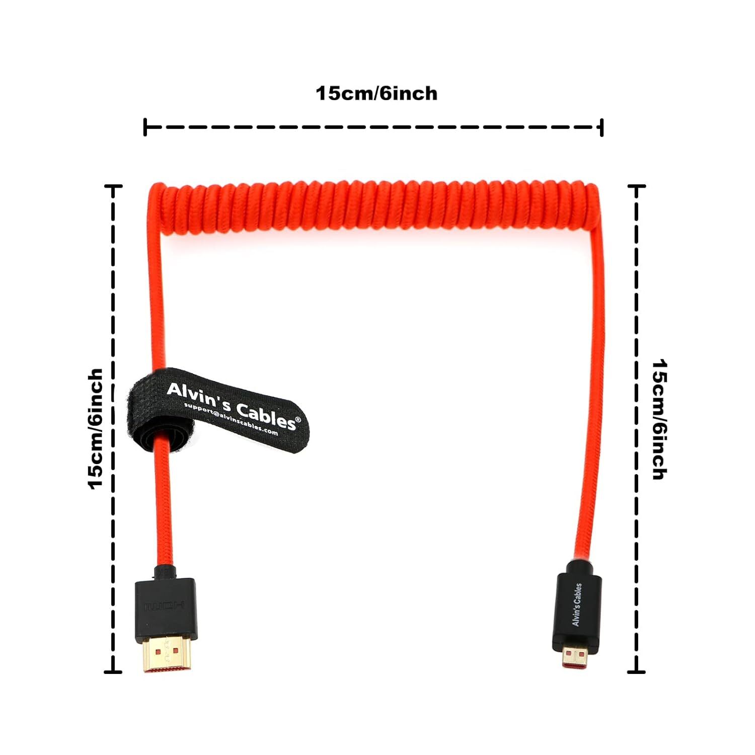 สายถักแบบขด 8K 2.1 Micro-HDMI  - Mdi Cable บทวิจารณ์และราคา