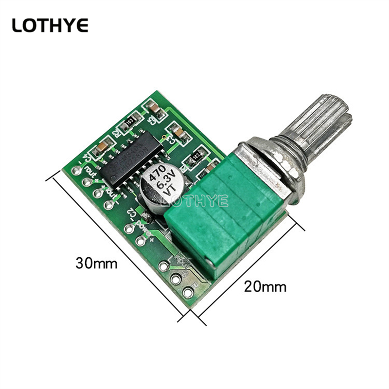 PAM8403 Mini DC 5V 2 ช่อง 2*3W - Volume Control Board บทวิจารณ์และราคา