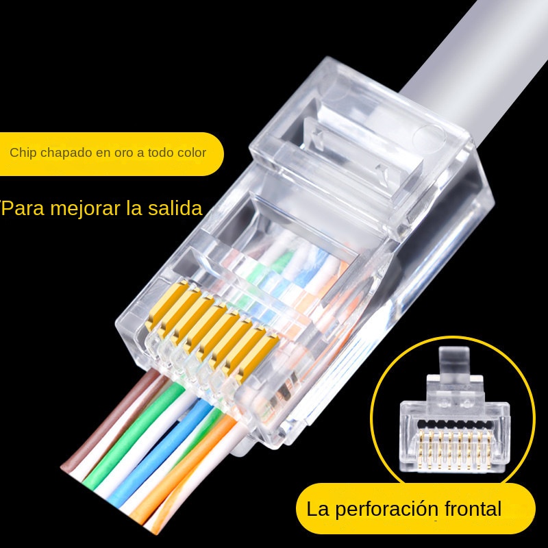100 ชิ้น ขั้วต่อเครือข่าย RJ45 - Rj45 Jack บทวิจารณ์และราคา