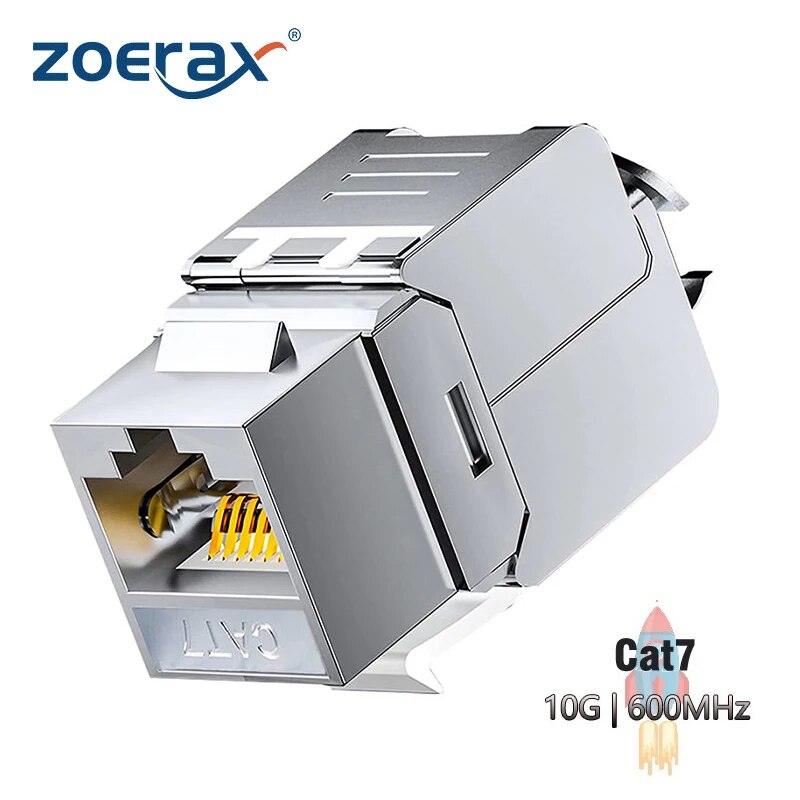 ZOERAX Cat6a Cat7 แจ็คสโตน Cat - Rj45 Jack บทวิจารณ์และราคา