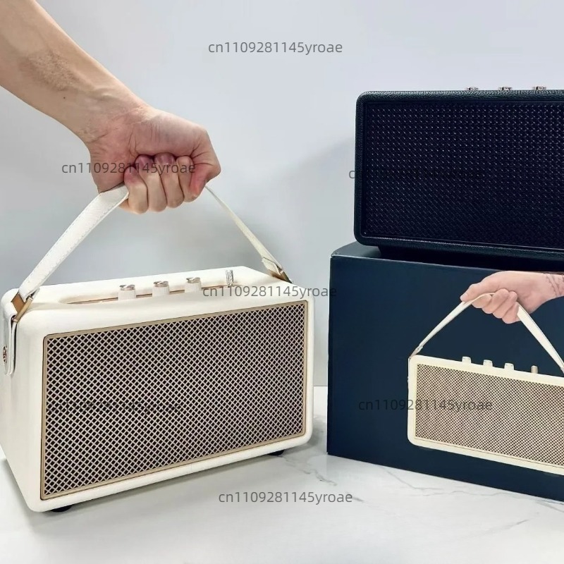 ลำโพงไม้สไตล์เรโทร M26 กำลังขั - Subwoofer บทวิจารณ์และราคา